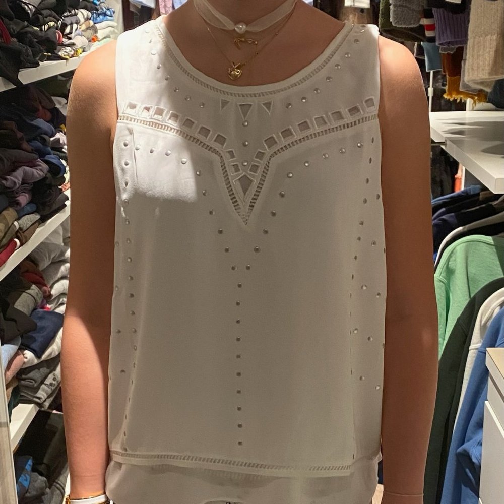 Greylin women white blouse